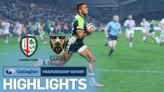 London Irish v Northampton - HIGHLIGHTS | Ben Loader Shines! | Gallagher Premiership 2022/23