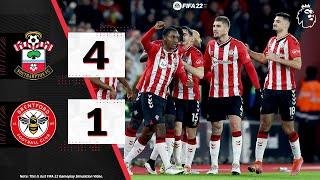 Southampton vs Brentford 4-1 | All Goals & Highlights | Premier League 2021/22 | Matchday 18