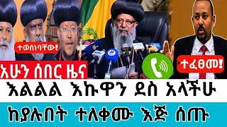 እልልል እንኳዋን ደስ አላችሁ ሰላም ወረደ||በመጨረሻም እነ አብነ ሳዊሮስ እጅ ሰጡ||ዶክተር አብይ ይቅርታ ጠየቀ#seifuonebs #abelbirhanu #ebs