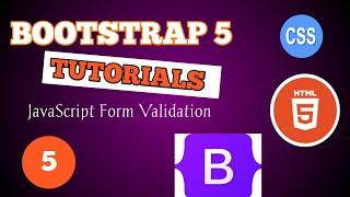 javascript form validation | bootstrap 5 tutorial for beginners | Bootstrap 5 Crash Course |