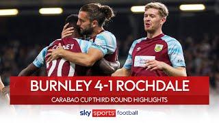 Jay Rodriguez scores FOUR goals ???? | Burnley 4-1 Rochdale | League Cup Highlights