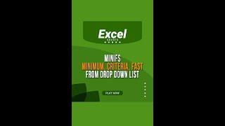 How to Get Data from Drop Down List in Excel | Excel | Tutorials | Youtube Shorts #shorts #short