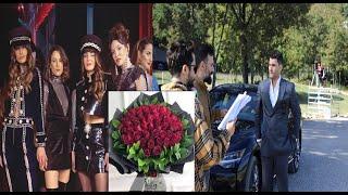 Akın Akınözü sent flowers for Ebru Şahin on woman's day!