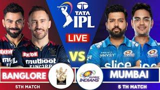 ????IPL Live Match Today: Royal Challengers Bangalore vs Mumbai Indians Live | RCB vs MI Live IPL  #