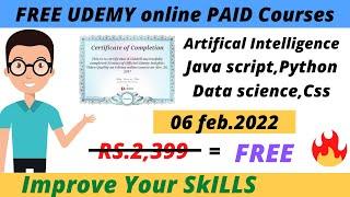 Udemy Free Courses With Free Certificate | Learn Advanced Skills | Specially For Students #Udemyfree