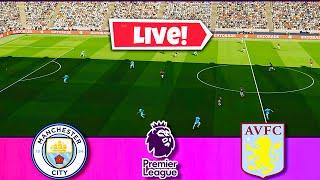 MANCHESTER CITY vs ASTON VILLA LIVE | Premier League 2022-23 | Watch Along & Pes21 Gameplay