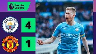 Manchester City vs Manchester United 4-1 Highlights | Premier League - 2021/2022