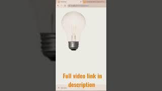 bulb light switch on off project using html javascript by baba academy #short #code #coding #web