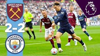 West Ham vs Manchester City 2-2 Highlights | Premier League - 2021/2022