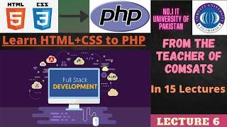 Lecture 6 | CSS types | Learn html and CSS to php