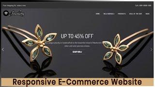 Responsive E-Commerce Shopping Website Using Bootstrap 5 | Bootstrap 5 Responsive Website Design