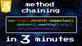 JavaScript method chaining ⛓️