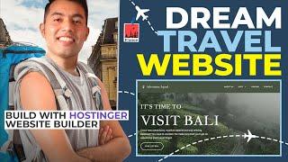 Create a Professional Travel Website with Hostinger Website Builder without Coding in Hindi ????