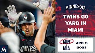 Twins vs. Marlins Game Highlights (4/3/23) | MLB Highlights