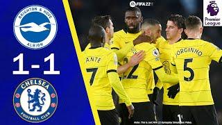 Brighton vs Chelsea 1-1 Highlights | Premier League - 2021/2022