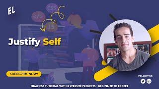 HTML-CSS Tutorial Lesson 74: Justify Self - Grid #14