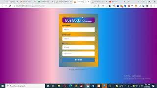 Bus Booking system   php mysql bootstrap, html5 css javascript system