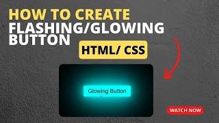 How to Make Your Buttons Glow using HTML & CSS - With THIS Easy Hack!