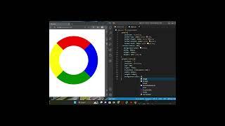 Design Google Logo HTML CSS #html5 #css #googlelogo #google #shorts #ytshorts #viral #trending