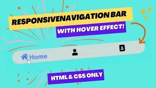 Responsive Navigation Bar using HTML & CSS Only by vikash abhay ||  navbar tutorials.