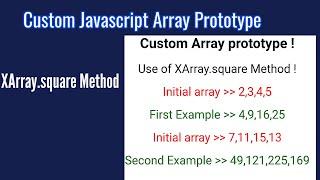 Custom Javascript Array Prototype /javascript tutorial.