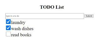 Making TODO List (Javascript Project)