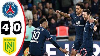 PSG vs Nantes 4-0 - Extеndеd Hіghlіghts & Goals 2022 HD