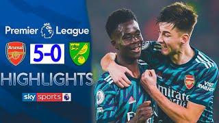 Norwich vs Arsenal 0-5 Tierney ,Saka Lacazette & Smithlowe Goals Highlights Premier League 2021/2022