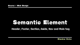 What is Semantic Elements in HTML for beginners in hindi | Learn Semantic Elements | Technical Mind