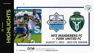 HIGHLIGHTS: HFX Wanderers FC vs. York United FC (August 1, 2022)