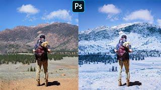 Create a Winter Wonderland in Photoshop: Easy Snow Effect Tutorial