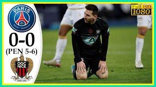 PSG vs Nice 0-0 (Pen 5-6) Extended Highlights & All Goals 2022 HD