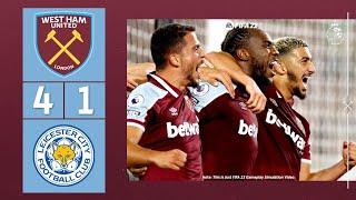 West Ham United vs Leicester City 4-1 | All Goals & Highlights | Premier League 2021/22 | 23/08/2021