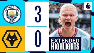 Man City vs Wolves 3-0 Highlights Goals Premier League 22/23 Erling Haaland 3 Goals