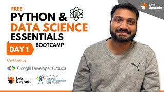 Day 1 | Introduction of Python | Free Python & Data Science Essentials Bootcamp (5 Days)