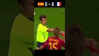 Spain vs France 2006 FIFA World Cup round of 16 Highlights #shorts #football #youtube