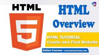 HTML Overview - HTML Introduction - Html Tutorial for Beginners - Projects - Sekhar - Harisystems