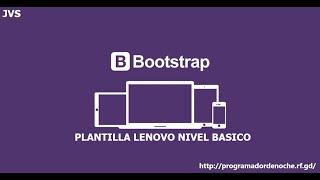 Plantilla en Boostrap nivel basico "Lenovo"