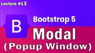 Bootstrap 5 Tutorial | Modal (Popup Window) In Bootstrap 5 | Lecture 12 | Web Tech