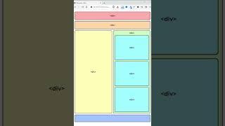 Etiquetas HTML5 para layouts ???? [HTML desde cero] #Shorts - 35