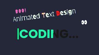 Coding Text Animation Effects Using HTML & CSS By Coding Tutorial