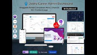 Job Board HTML Template Bootstrap 5 Admin Dashboard – Joblly