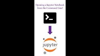 Opening a Jupyter Notebook from the Command Line!