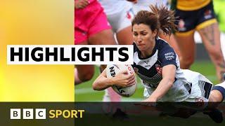 Rugby League World Cup: England 72-4 Brazil highlights | BBC Sport