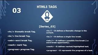 HTML5 TAGS _03. (thematic-break, line-break, word-break, mark, progress)