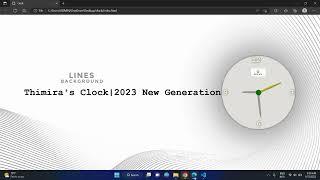 create clock with Java Script HTML and CSS