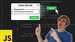 How To Make Unique Animated Modal Popup - JavaScript Tutorial