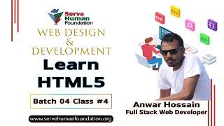 Learn HTML5 | For Beginners Freelancing Bangla Tutorial 2021 || Batch 4 | Class #4