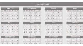 Design Beautiful Calendar Project HTML 2022, Using HTML and CSS. #HTML #CSS