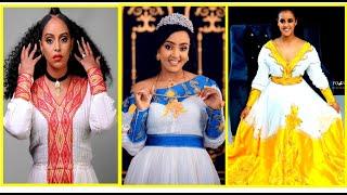 Habesha Kemis | Ethiopian Cultural Dress New style | best Ethiopian Traditional Frock No 8